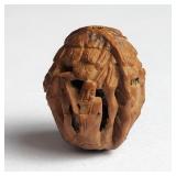 Vtg Chinese Carved Nut Bead Sculpture