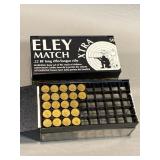 ELEY Match Xtra 22 LR Ammunition, 1 Box &