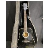ESTEBAN ACOUSTIC/ELECTRIC GUITAR W/ NEW STRINGS &