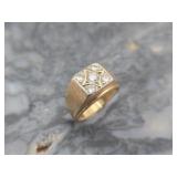 14kt Gold & Diamond Men