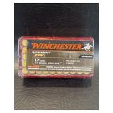 Winchester 17 HMR Ammunition, 1 Box, 50 Rounds ,