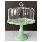 Green Jadeite Cake Stand & Dome Pioneer Woman? A