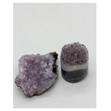 2 AMETHYST GEODES