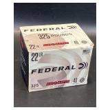 Federal 22 LR Ammunition, 1 Box, 325 Rounds