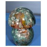 MADAGASCAR OCEAN JASPER 3" TALL MUSHROOM