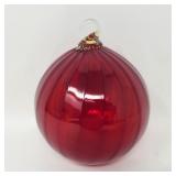 John Gilmore Art Glass Christmas Ornament Hand