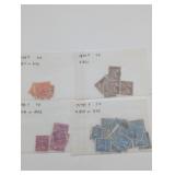 1938 4, 5, 6 & 7 CENT POSTAGE STAMPS