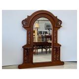 Victorian Carved Arch Mirror for Dresser