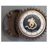 Vintage Astrology Aquarius Ceramic Cast Iron