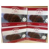 4 Boxes 150 Red Net Lights