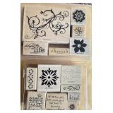 14 Unused Stampinï¿½ Up Stamps for Crafts &