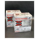 Winchester 20ga Shotgun Shells, 2 Boxes, 50