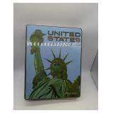 UNITED STATES LIBERTY STAMP ALBUM WITH STAMPS