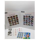 VARIOUS PLATES OF STAMPS SEE PHOTOS PLEASE