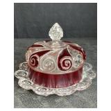 GEORGE DUNCAN & SONS 1891 SNAIL PATTERN RED &
