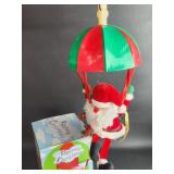 Floating Christmas Parachuting Santa Claus