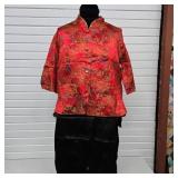 Vintage Chinese Style Jacket & Pants Set