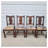 Antique French Oak Chairs 2 Wondetfully Restored