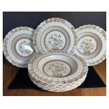 8 Copeland Spode Buttercup Soup Plates Shallow
