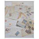 VARIOUS US POSTAL STAMPS: ALL IN WAX PAPER