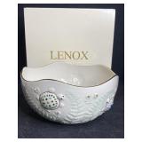 NOS LENNOX JEWELS OF NATURE TURTLE BOWL