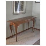 Modern Oak Wall / Sofa Table