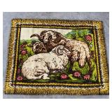 Antique Stroock Horsehair Carriage Blanket w/