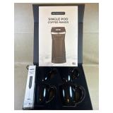 Servappetit Coffee Maker, Coffee Cups & Frother