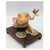 THE FROG OF TRANQUILITY HAND PAINTED ANNA KANG by
