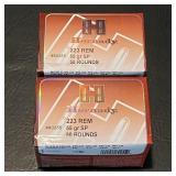 Hornady 223 REM Ammunition 2 Boxes, 100 Rounds