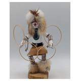 SIGNED HOOPER DANCER KACHINA DOLL HOPI / NAVAJO