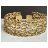 Wide 14k Gold Bracelet 38.8 Grams Vintage w
