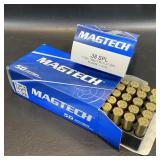 Magtech 38 Special Ammunition, 2 Boxes 100 Rds.