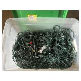 Storage Tote Layers of Christmas Lights. Untested