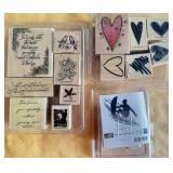 14 Stampinï¿½ Up Stamps Mostly Unused Scrapbooking