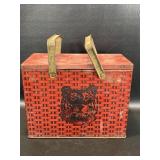Tiger Brand Chewing Tobacco Tin Picnic Basket ,