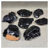 Collection of Black Onyx Rock