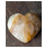 GOLDEN HEALER QUARTZ HEART
