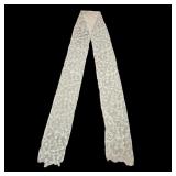 Antique Belgian Handmade Lace Floral Belgium WW1