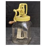 DAISEY STYLE BUTTER CHURN 4 QT. GLASS JAR W/