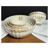 Copeland Spode Buttercup Nesting Bowls w 1 Extra,