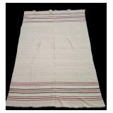 Vintage Hand / Loom Woven Trade Blanket