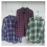 Mens Shirts 3 Flannel/ 1 Cotton All XL 46/48