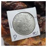 1921 D Morgan Silver Dollar