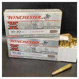 Winchester 30-30 Ammunition , 2 Boxes, 40 Rounds