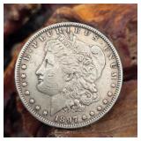 1897 Morgan Silver Dollar
