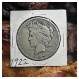 1922 Silver Peace Dollar