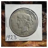 1923 Silver Peace Dollar