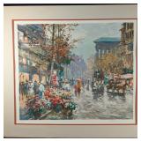 ANTOINE BLANCHARD 67/275 SIGNED 31.5" X 28" UNDER