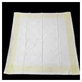 Antique Linen Tablecloth Belgium Belgian